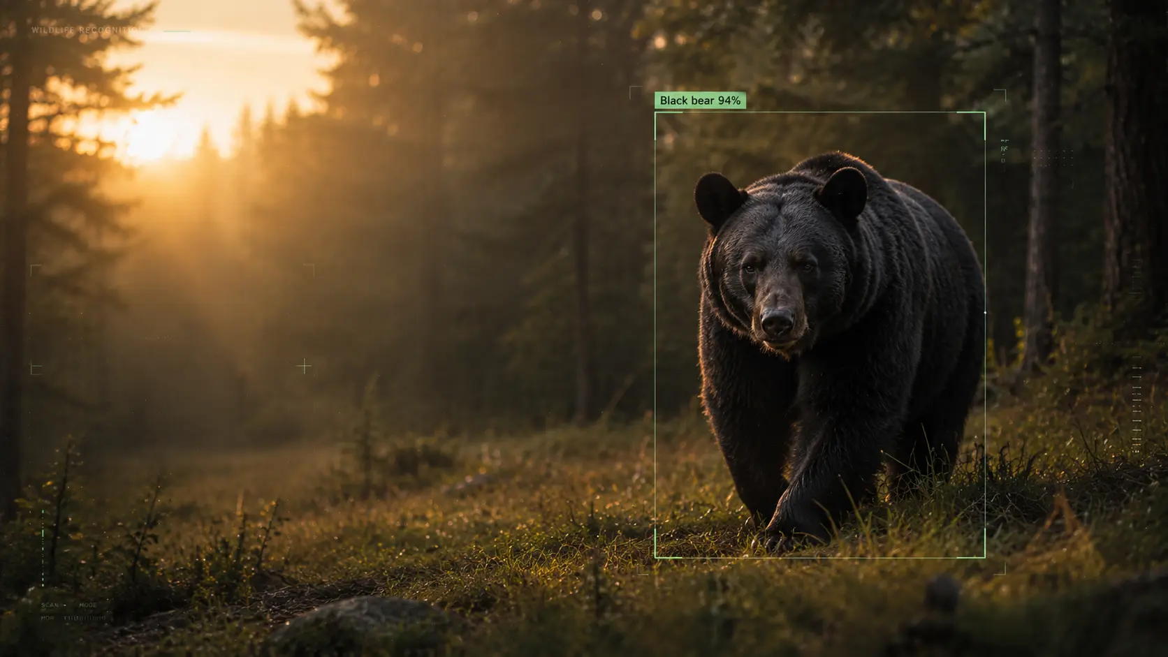 Bear wildlife detection